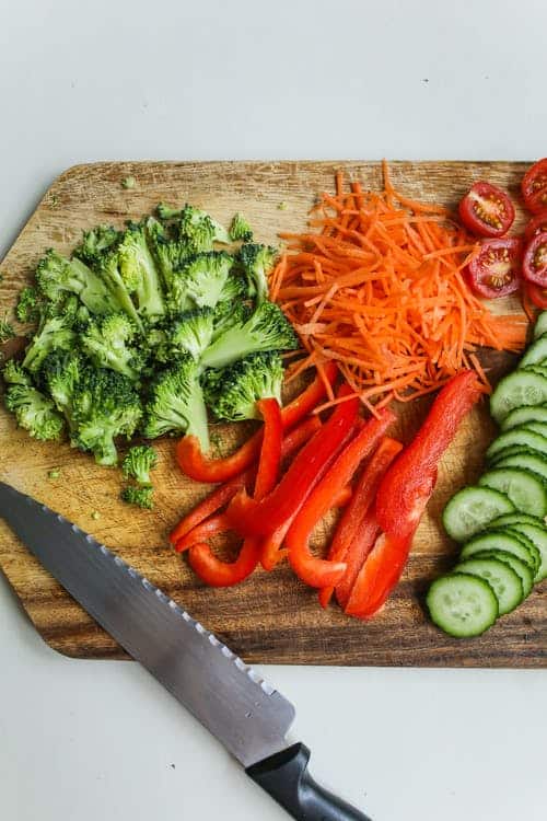 A vibrant display of detox-friendly foods like kale, avocado, and grapefruit.