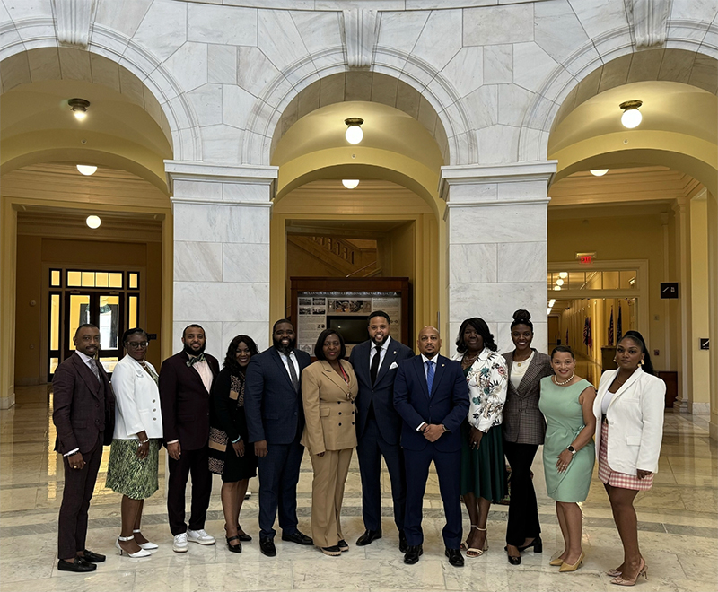 Pictured: Presidents and CEOs of National Black Professional Organizations meet with the Congressional Black Caucus on Capitol Hill in Washington, D.C.