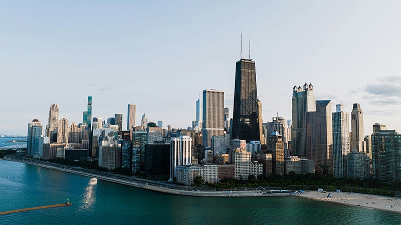 How Illinois is Supporting Small Businesses with $10 Million in Grants: Chicago skyline representing Illinois small business grants announcement