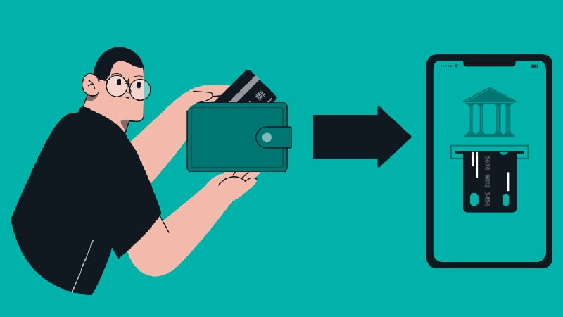 Illustration of a smartphone displaying a digital wallet interface, symbolizing the rise of niche payment solutions in fintech.