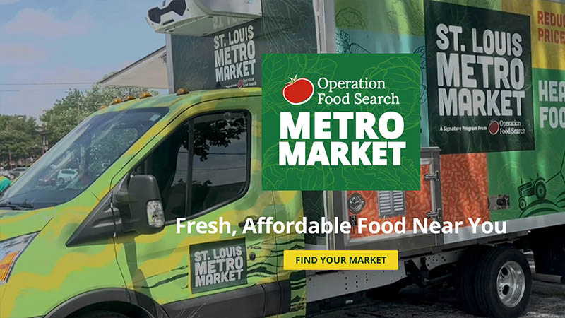 Metro Market truck providing fresh, affordable food in St. Louis