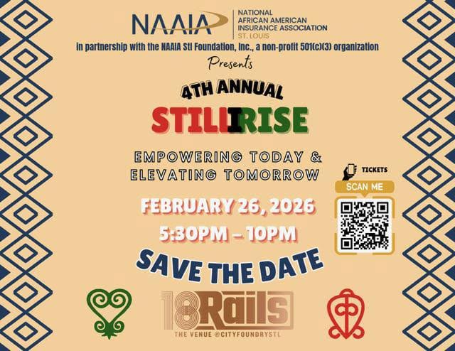 NAAIA St. Louis hosts the 4th Annual Still I Rise Scholarship Fundraiser, celebrating Black History Month and empowering future leaders.