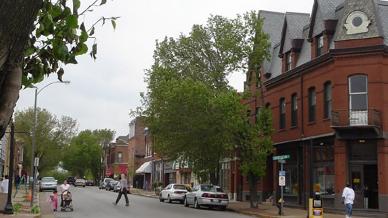 Benton Park neighborhood in St. Louis, part of Plan Area 7 Neighborhood Planning Effort.