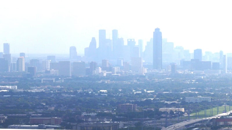Industrial facilities near Houston's Fifth Ward neighborhood