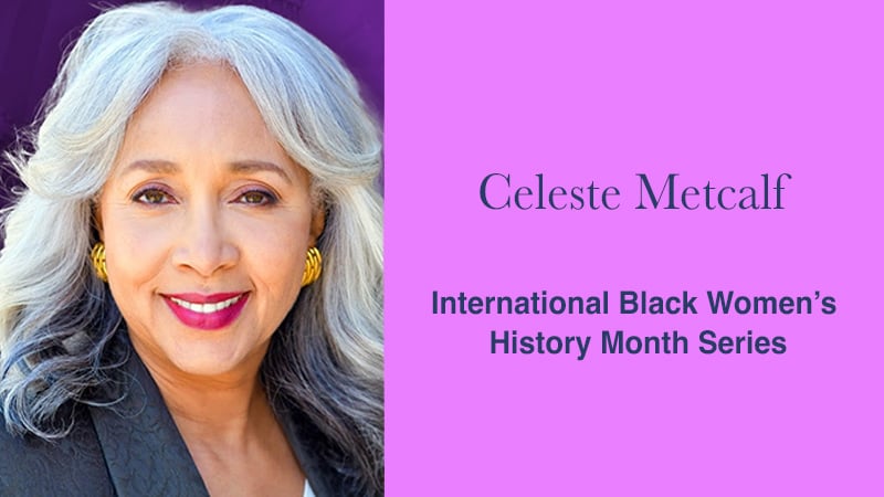 Celeste Metcalf discussing financial clarity and empowerment during International Black Women’s History Month.