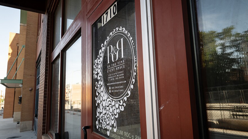 A vibrant storefront in Kansas City, activated as part of the Open Doors! program for FIFA World Cup 2026™.