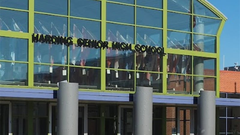 Minnesota public safety news: exterior of Harding High School in St. Paul