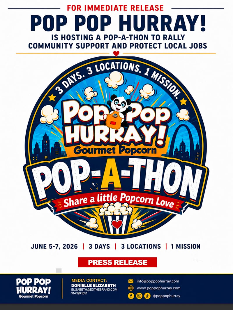 Tony Davis of Pop Pop Hurray highlights POP-A-THON St. Louis and the push to support local jobs