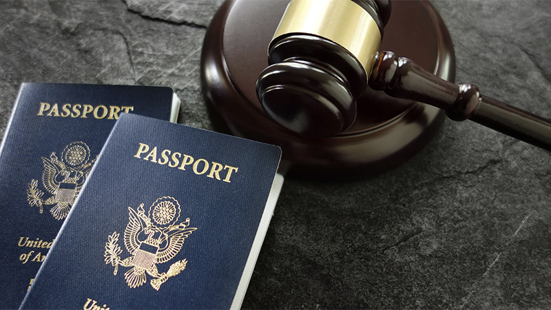 Image of passport illustyrating the recent visa restrictions imposed by the U.S.