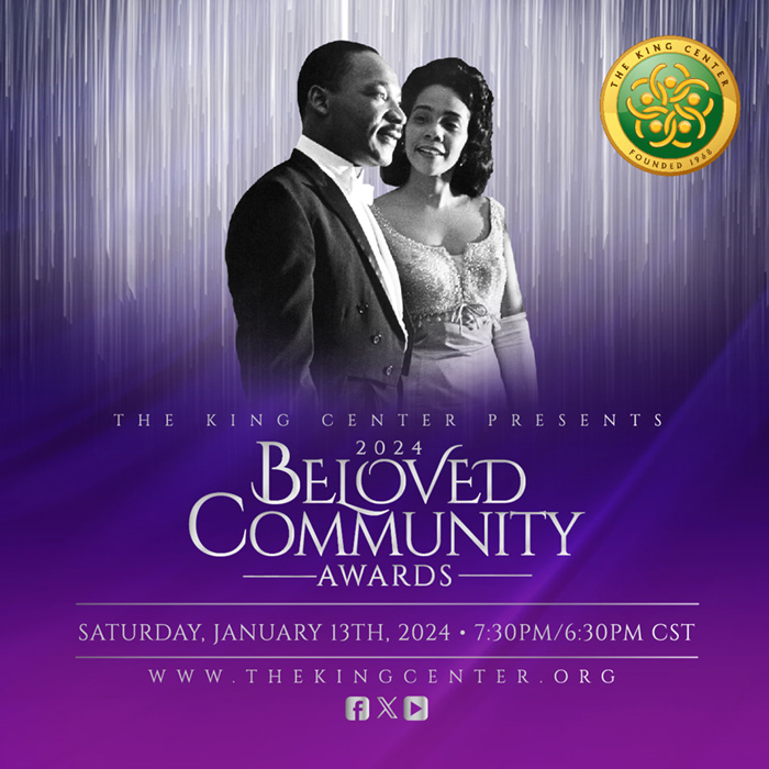 The King Center 2024 BELOVED COMMUNITY AWARDS The Narrative Matters   Image 1 