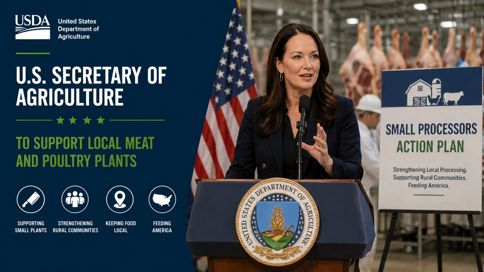 USDA Announces Improved Support, Reduced Burdens, and $60 million in Investments to Support Small Meat and Poultry Plants