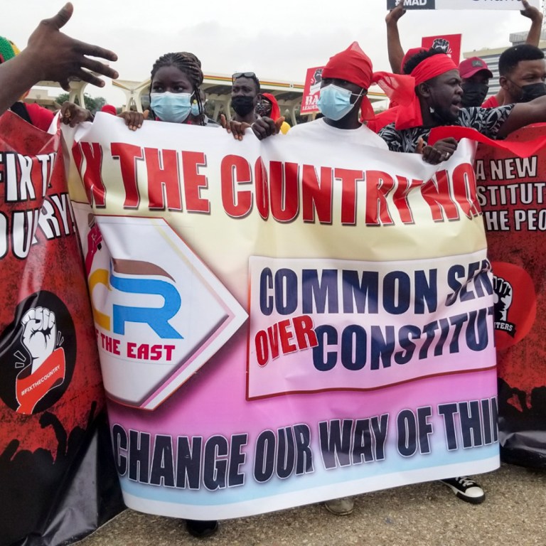 #FixTheCountry: Ghanaians Take To The Streets And Social Media To Demand Constitutional Changes