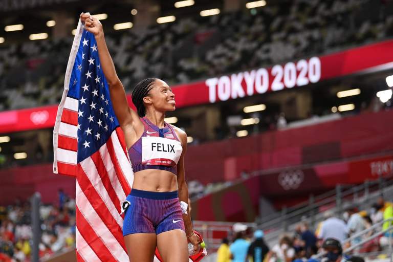 Allyson Felix makes Olympic history with 11th medal