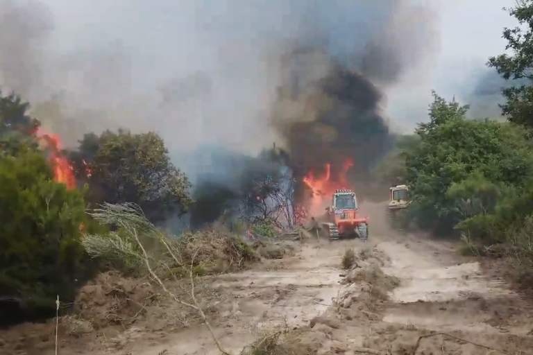 VIDEO: Wildfires Plague Northern Spain