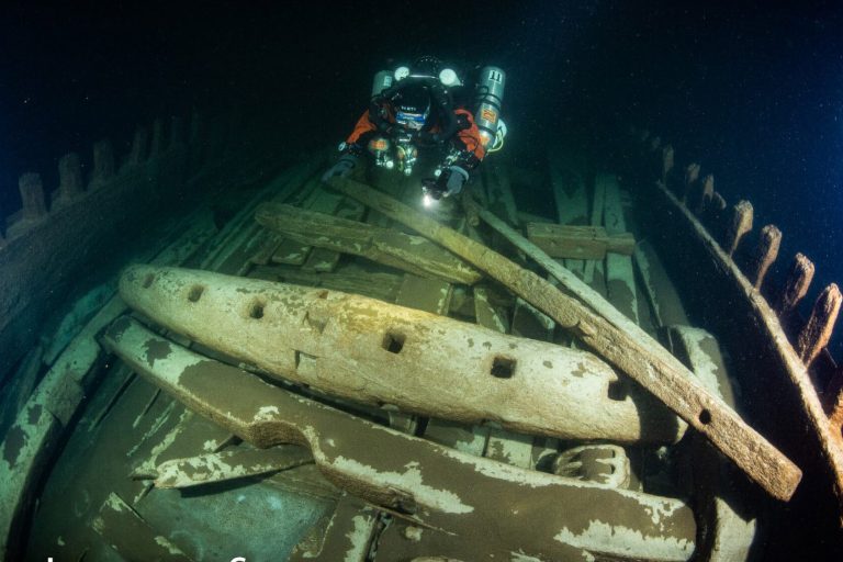 VIDEO: Hidden Depths: Divers Discover 17th-Century Wooden Merchant Vessel