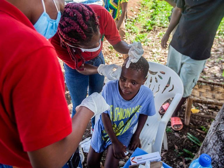 The United Nations Children’s Fund States Over Half A Million Children Affected By Haiti Earthquake