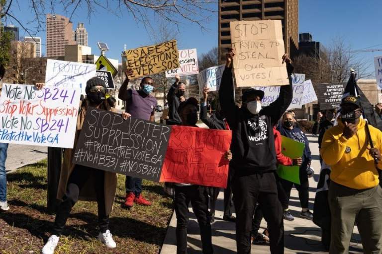 Georgia Democrats Back AG Garland’s Lawsuit On Voting Laws And Say They Are Being Purged Over Race