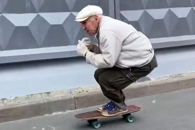 VIDEO: He’s More Hip Op Than Hip Hop, But 73-year-old Skateboarder Wows Social Media
