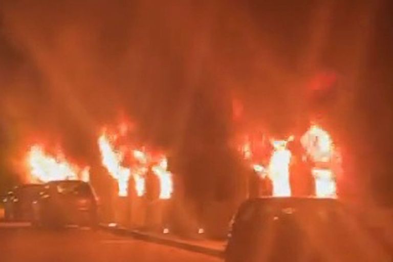 VIDEO: Fire Kills At Least 14 People In Temporary COVID Clinic In North Macedonia