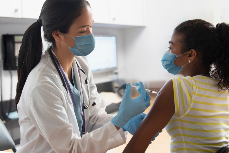 Covid cases among children rises.
