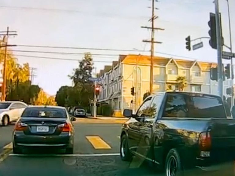 VIDEO: Horror As Car Crushes Baby In Stroller On Sidewalk