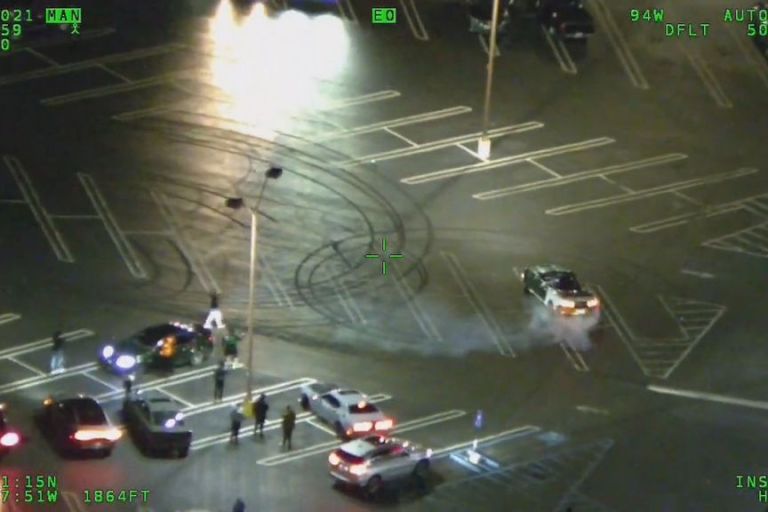 VIDEO: Just Doughn’t: Police Seize Street Race Driver Doing Stunts In Parking Lot