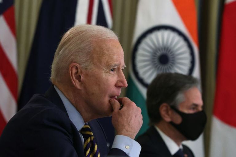 La cumbre presencial del foro “Quad” pone a prueba el eje de la política exterior de Biden
