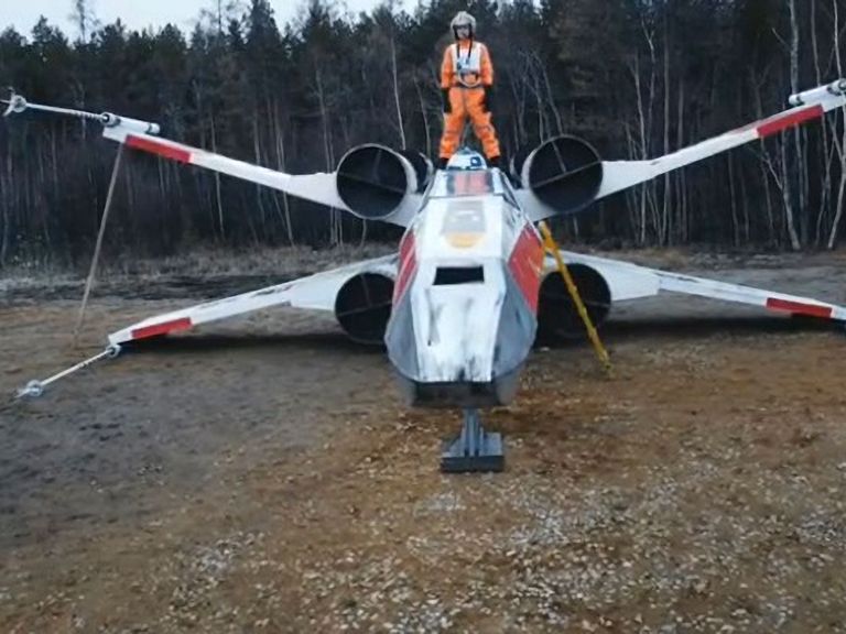 VIDEO: ‘Star Wars’ Buffs Build Life-Size X-Wing After Mandalorian Ship Replica Is Destroyed