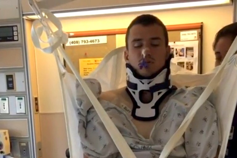VIDEO: Paraplegic Rugby Player Stands Up on His Own For the First Time in 1,220 Days