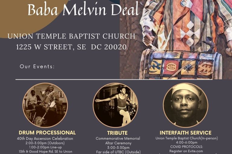 Melvin Deal, Renowned Artist, Cultural Anthropologist & Founding Director of the African Heritage Dancers-Drummers to Be Celebrated