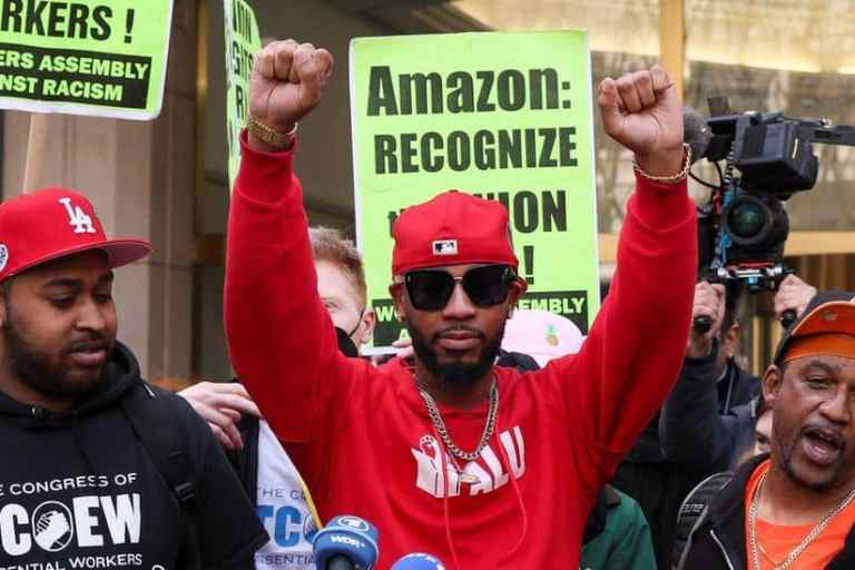 One of the USA largest employers, Amazon workers in New York make history forming labor union