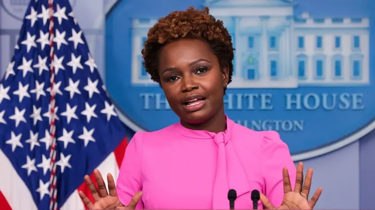 Karine Jean-Pierre becomes first Black LGBTQ White House press secretary.