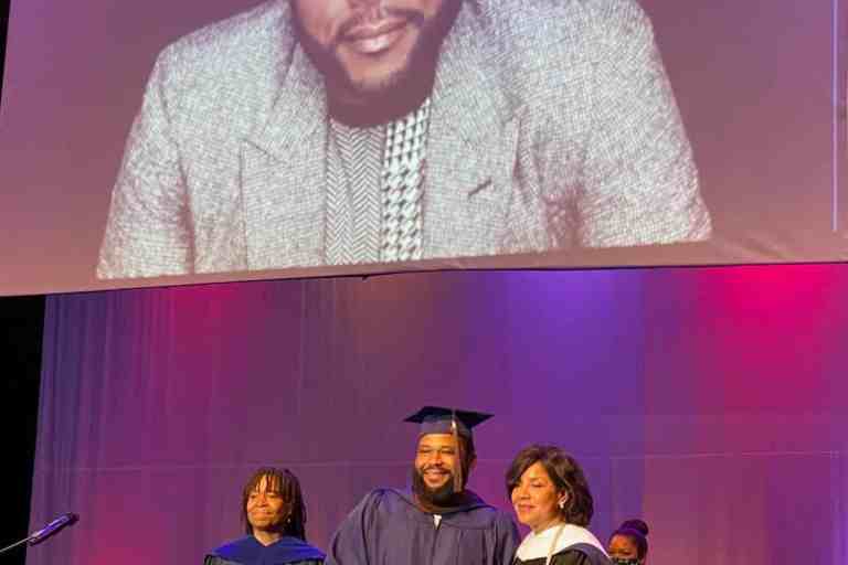 Actor Anthony Anderson, 51 Graduates from Howard University.