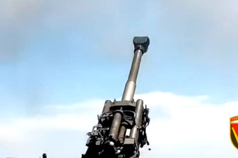 Ukrainian Artillerymen Destroy Russian Tank, Two Armored Personnel Carriers And Headquarters