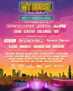 Chicago’s My House Music Festival Reveals Lineup for Its 8th Annual Summer FestSummer