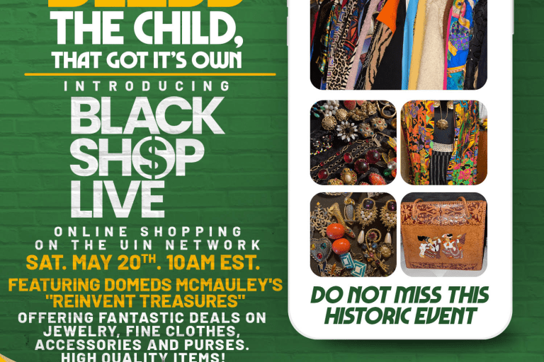 Immediate Release: BLACK SHOP LIVE 