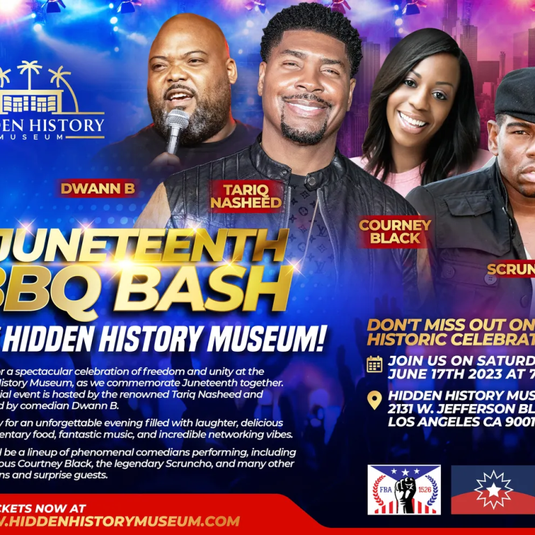 Tariq Nasheed & Co., presents The Juneteenth BBQ Bash at the Hidden History Museum