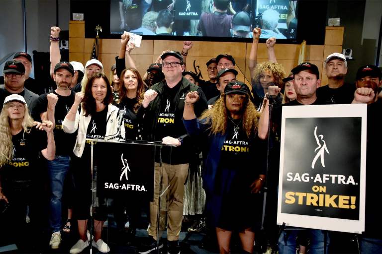 Hollywood Union Workers Unite in Massive Nationwide Strike