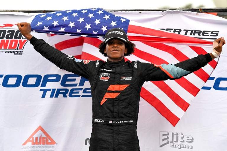 Myles Rowe Makes History as First Black Driver to Win an INDYCAR-Sanctioned Championship