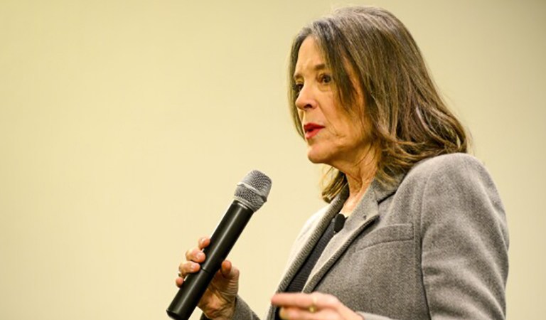 Marianne Williamson Discusses Campaign Suspension and New Approach in Exclusive Interview with DetIPTV