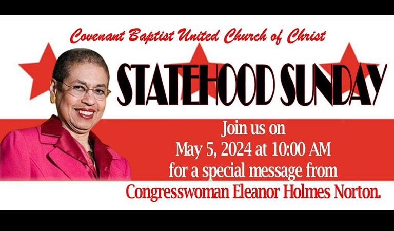 Norton Introduces Resolution to Designate May 1, 2023, As “D.C. Statehood Day