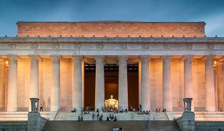 Visiting the Lincoln Memorial in Washington, DC