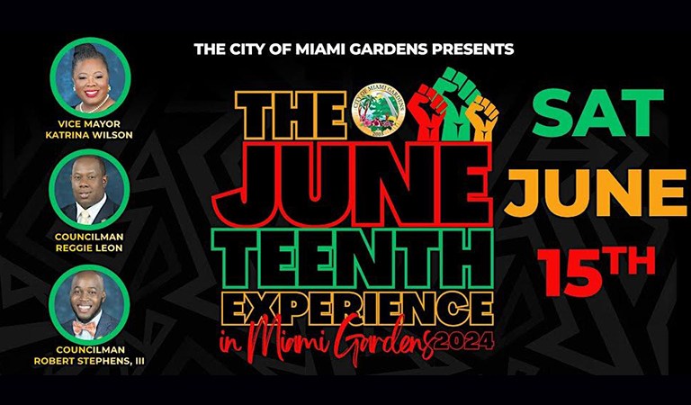 City of Miami Gardens Hosts 4th Annual Juneteenth Celebration at  Iconic Hard Rock Stadium 