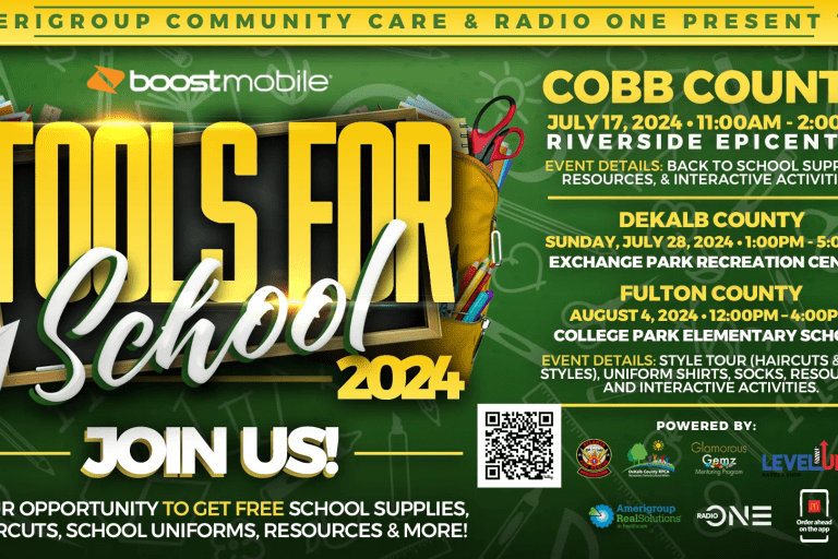 Tools For School 2024! Amerigroup Community Care and Radio One Hosts 3 Back to School Events