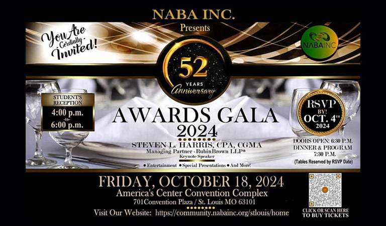 Celebrate 52 Years of Impact and Service with NABA St. Louis Chapter Gala