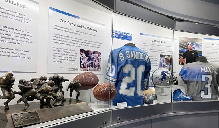 Things To Do In Detroit: The Detroit Lions at the Gridiron Heroes Exhibition