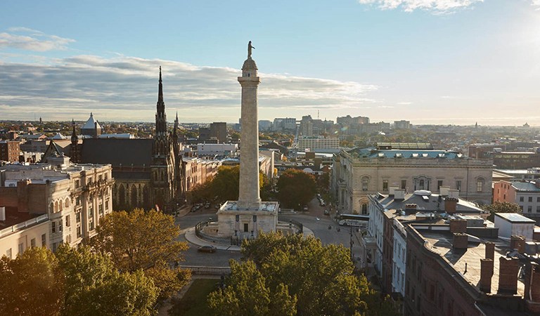 The Story Behind Baltimore’s Washington Monument