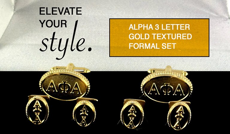 Upgrade Your Greek Fashion: Alpha 3 Letter Set & Modern Black Jewelry Review