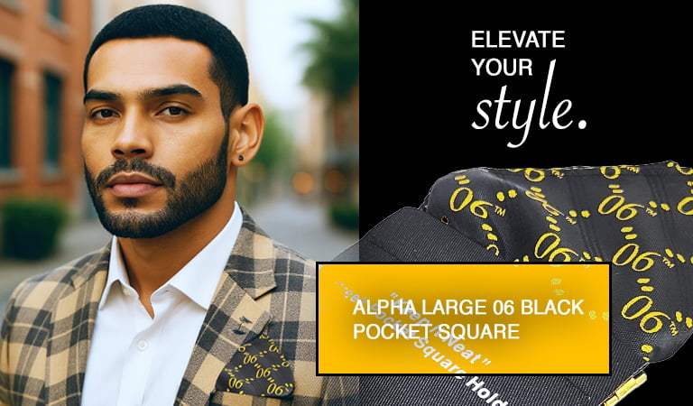 The Alpha Large 06 Pocket Square: A Must-Have for Timeless Style