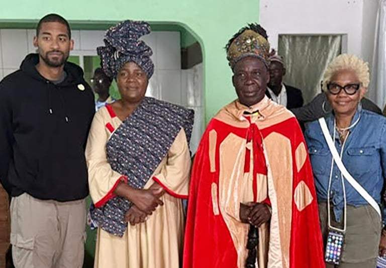 Four William O. Lockridge Community Foundation International Ambassadors  Visit Angola 